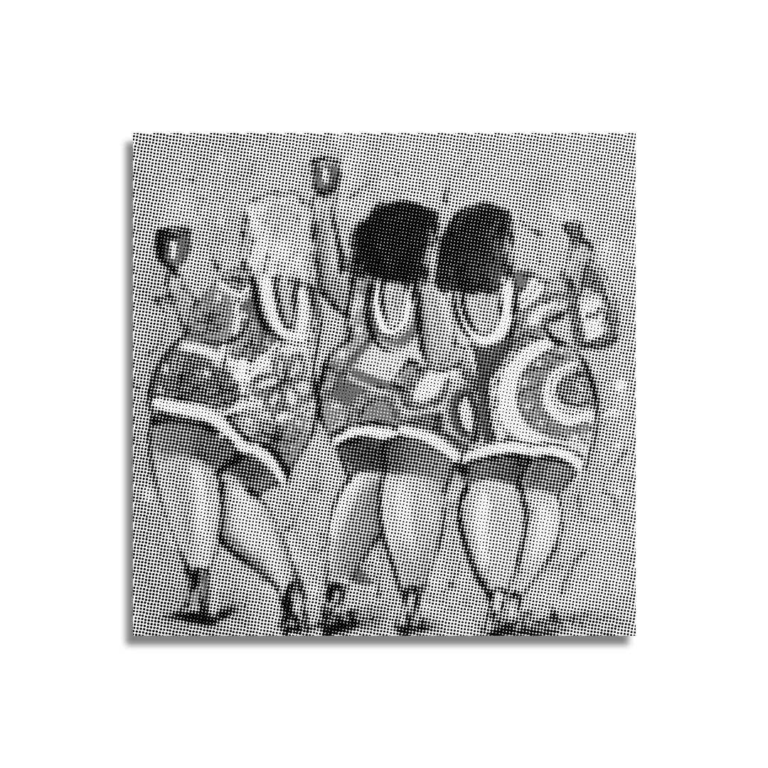 Glade damer vinder prikmaleri