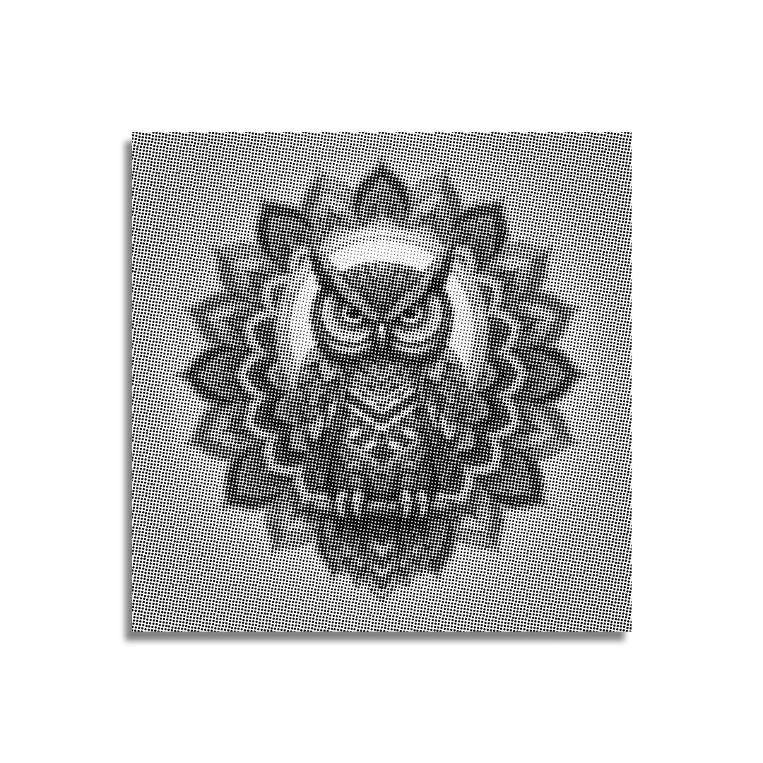 Ugle Mandala 3 Dot Maleri