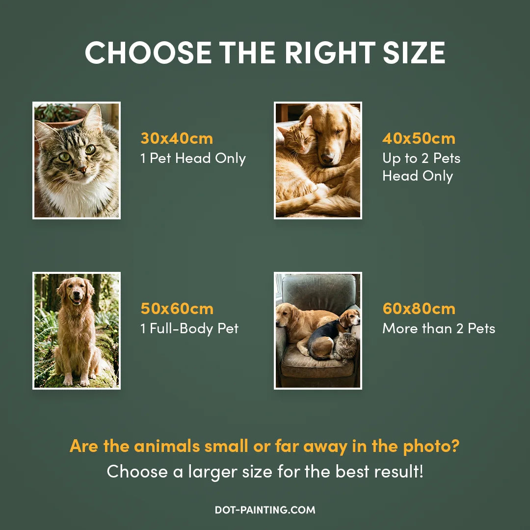 Custom Dot Painting | Upload your own image