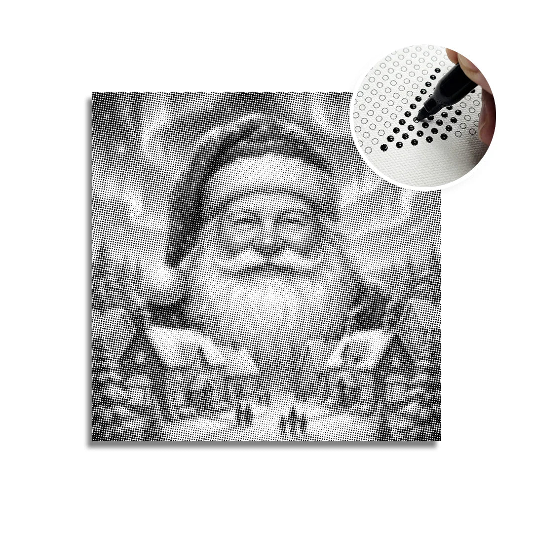 Julelandsby Dot Painting