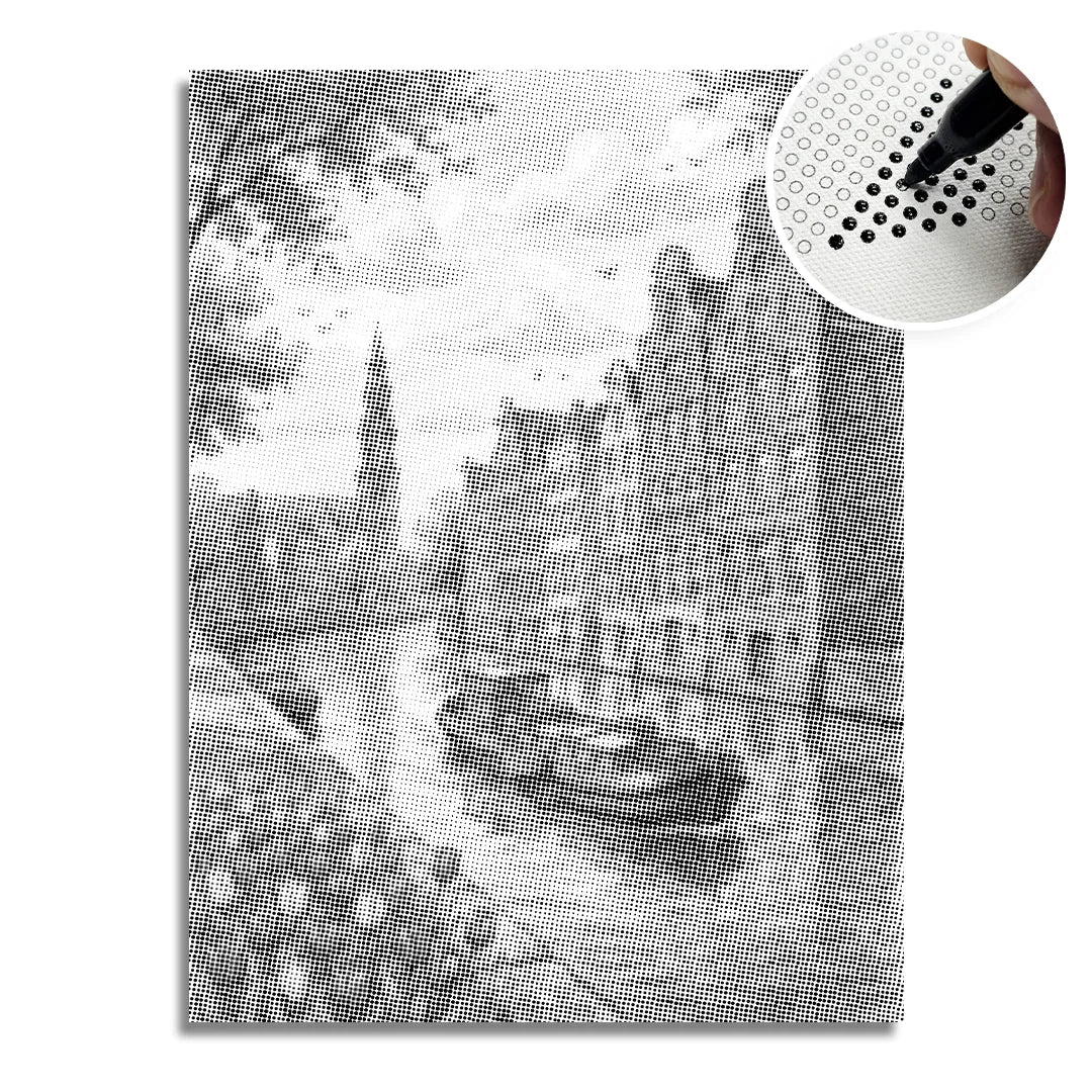 Amsterdam Canal Dot Maleri