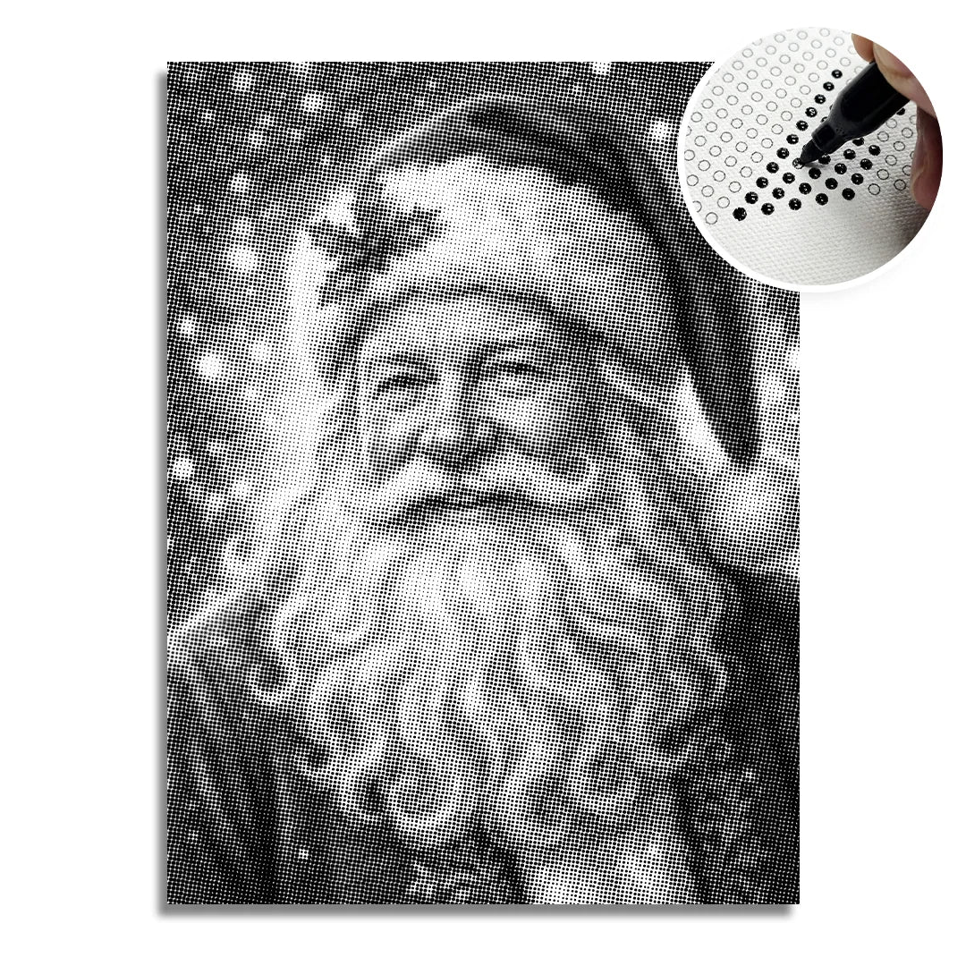 Santa 4 Dot Maleri