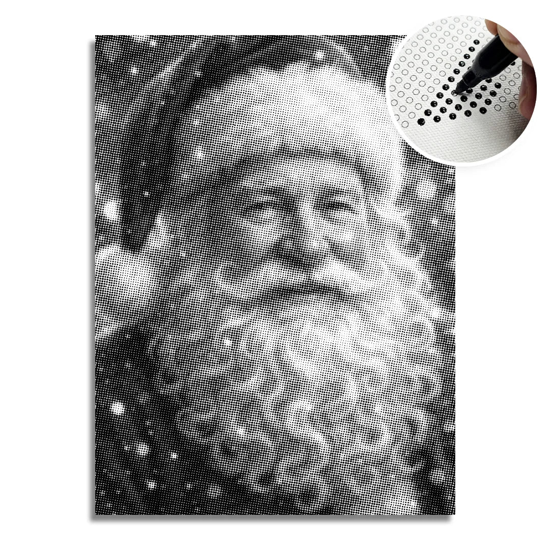 Santa 2 Dot Maleri