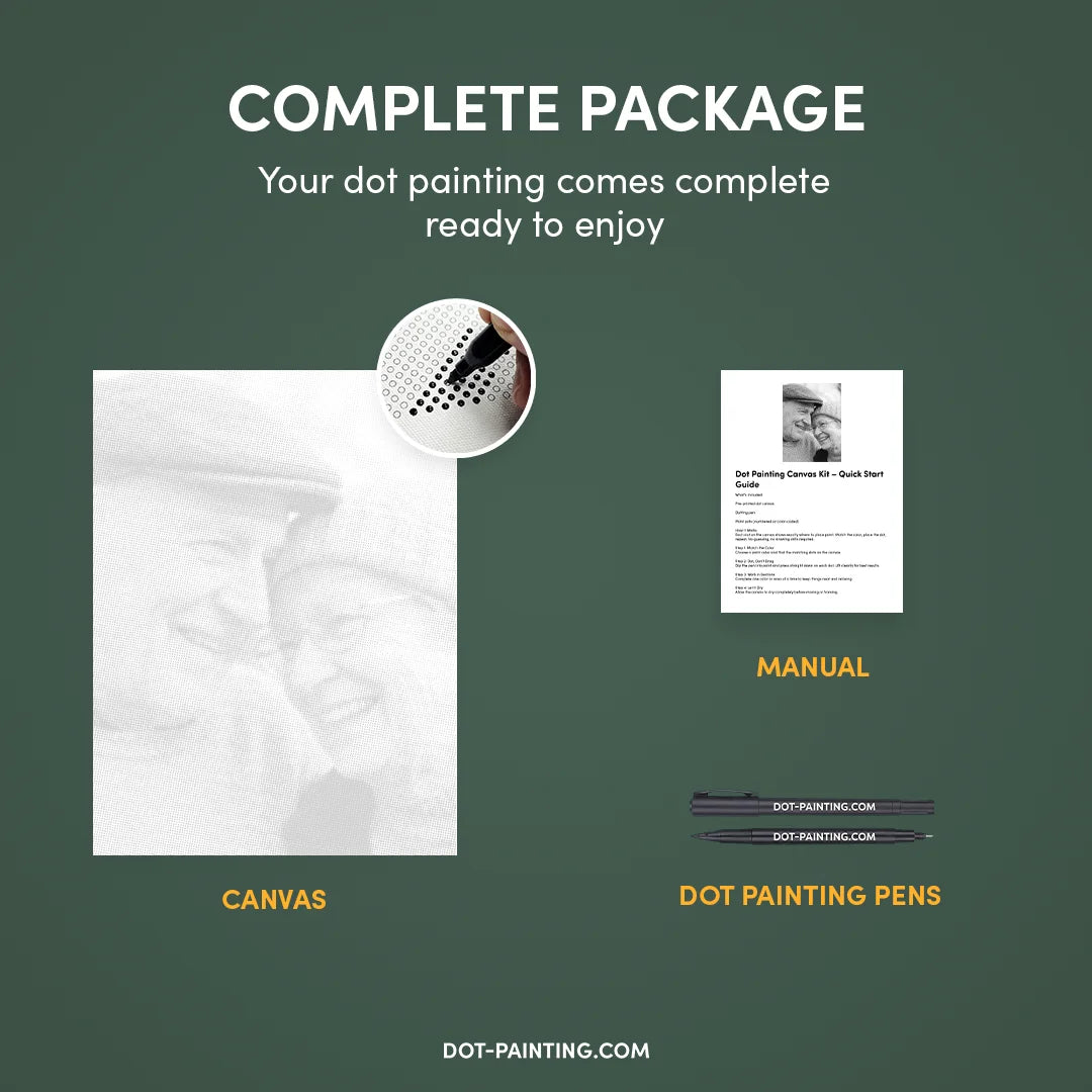 Custom Dot Painting | Upload your own image