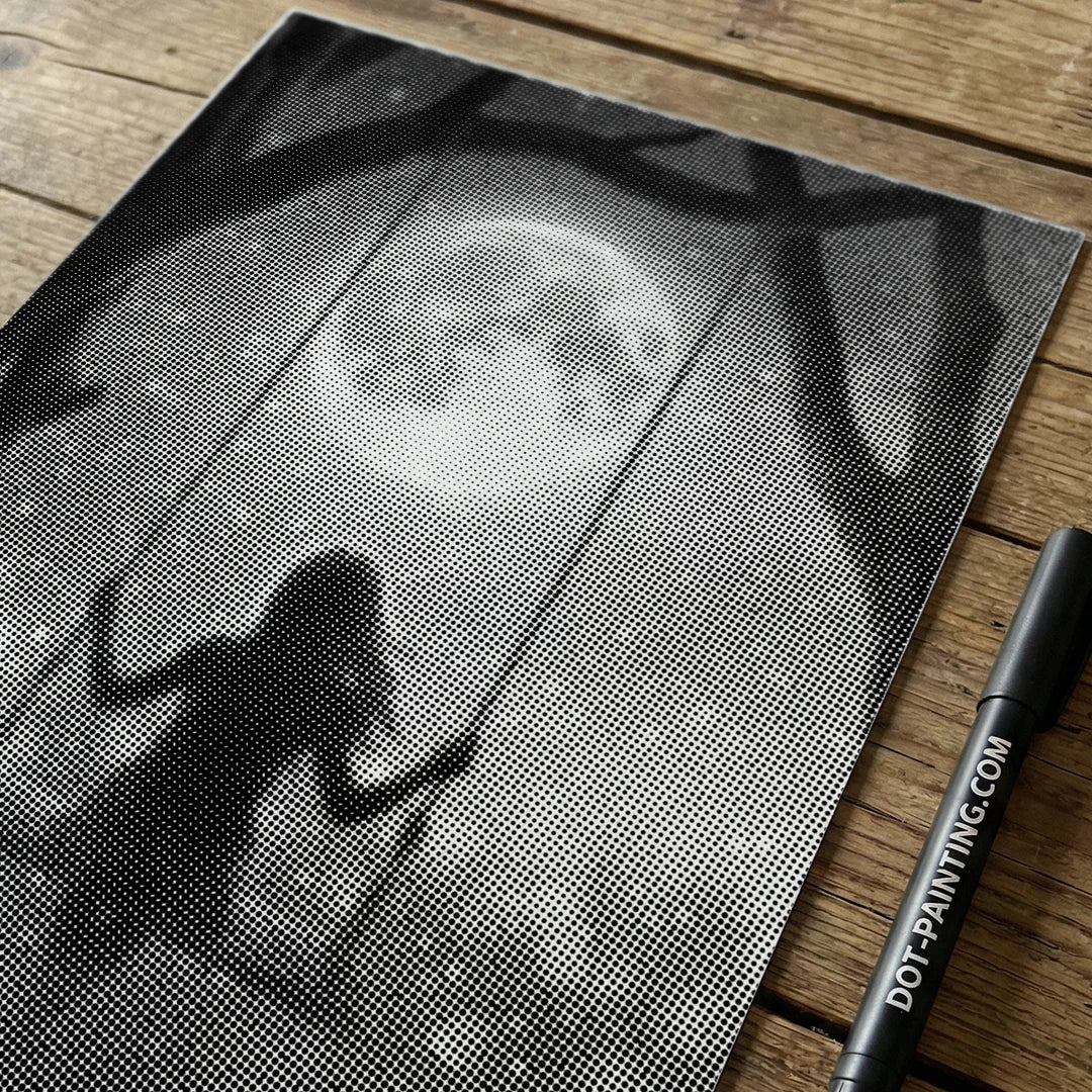 Moonlight Swing Dot Maleri