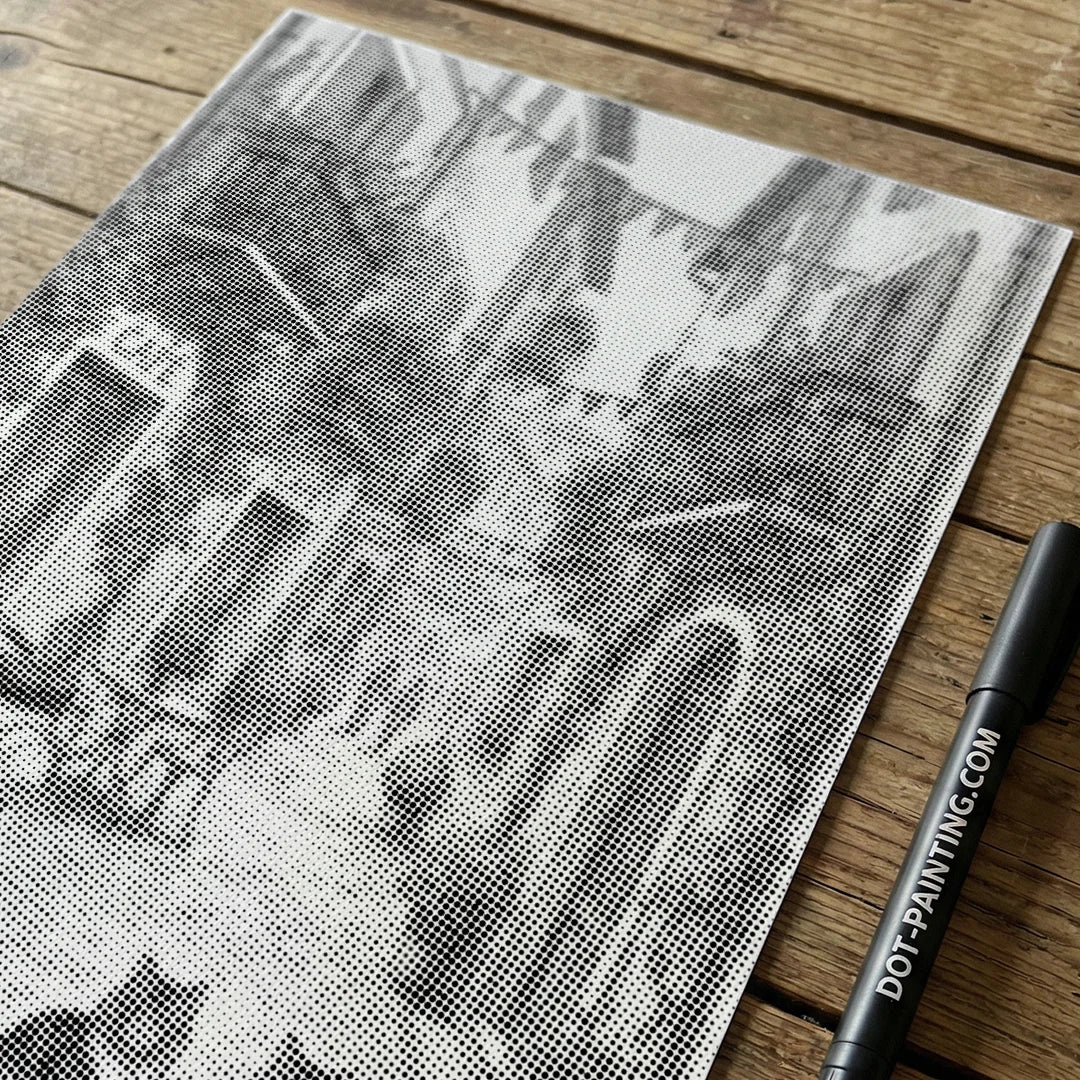 Charmerende landsbydotmaleri