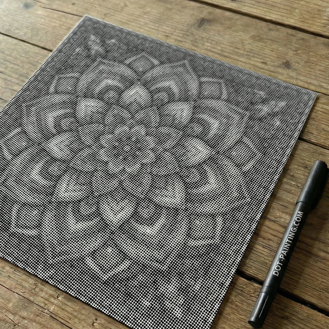 Mandala 9 Dot maleri