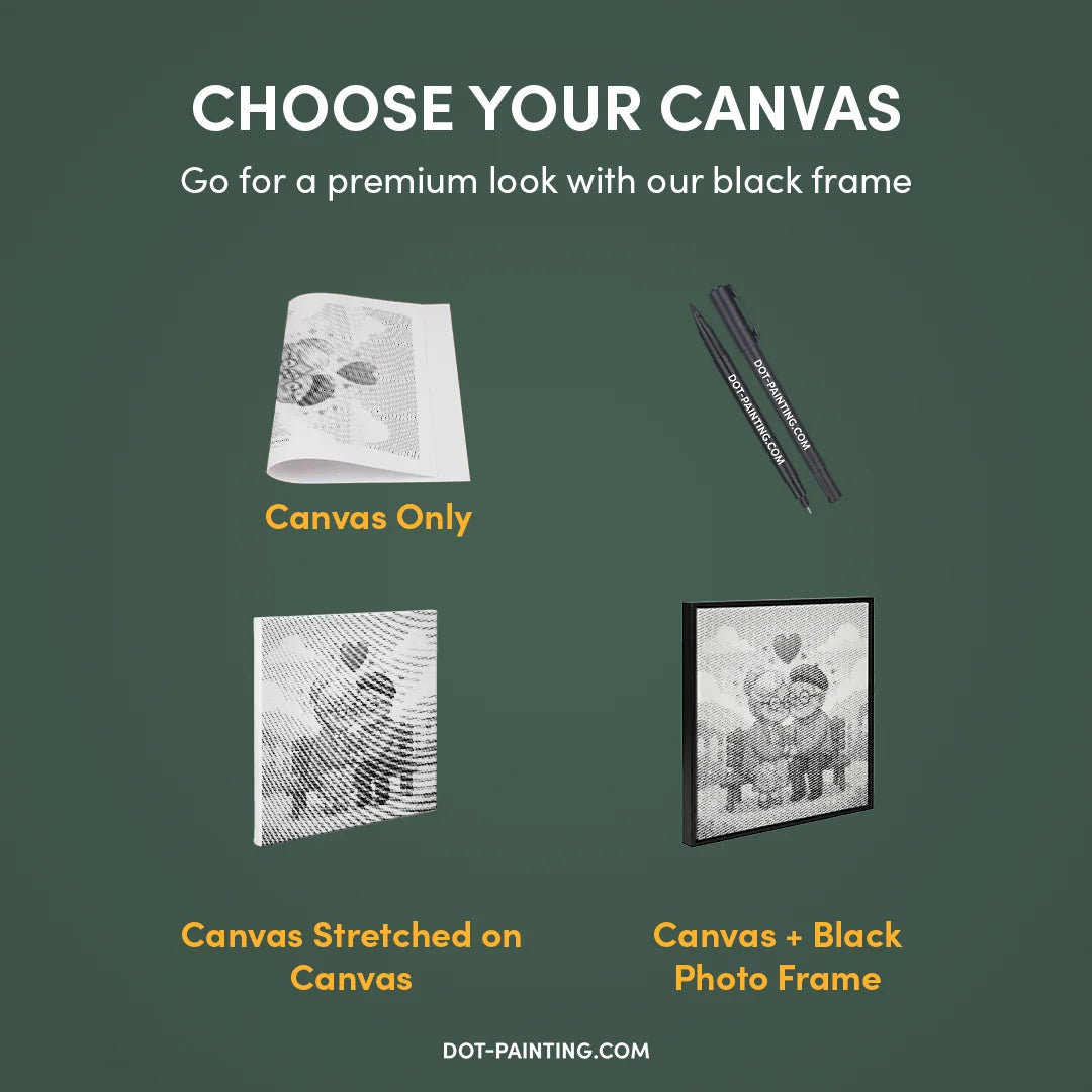 Gammelt par prik maleri