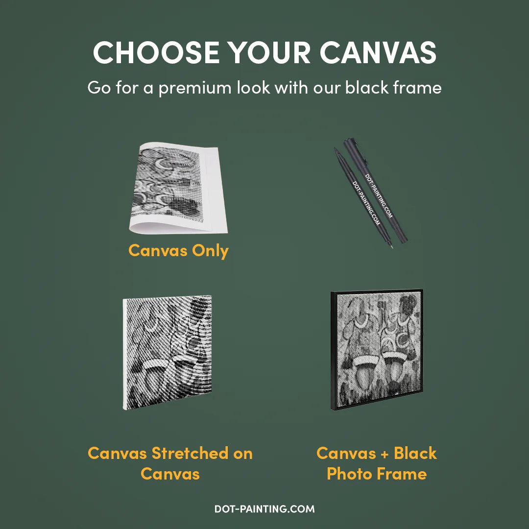 Munter Damer Toast Dot Painting