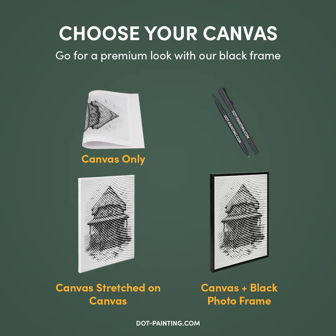 Strandhytte prikmaleri