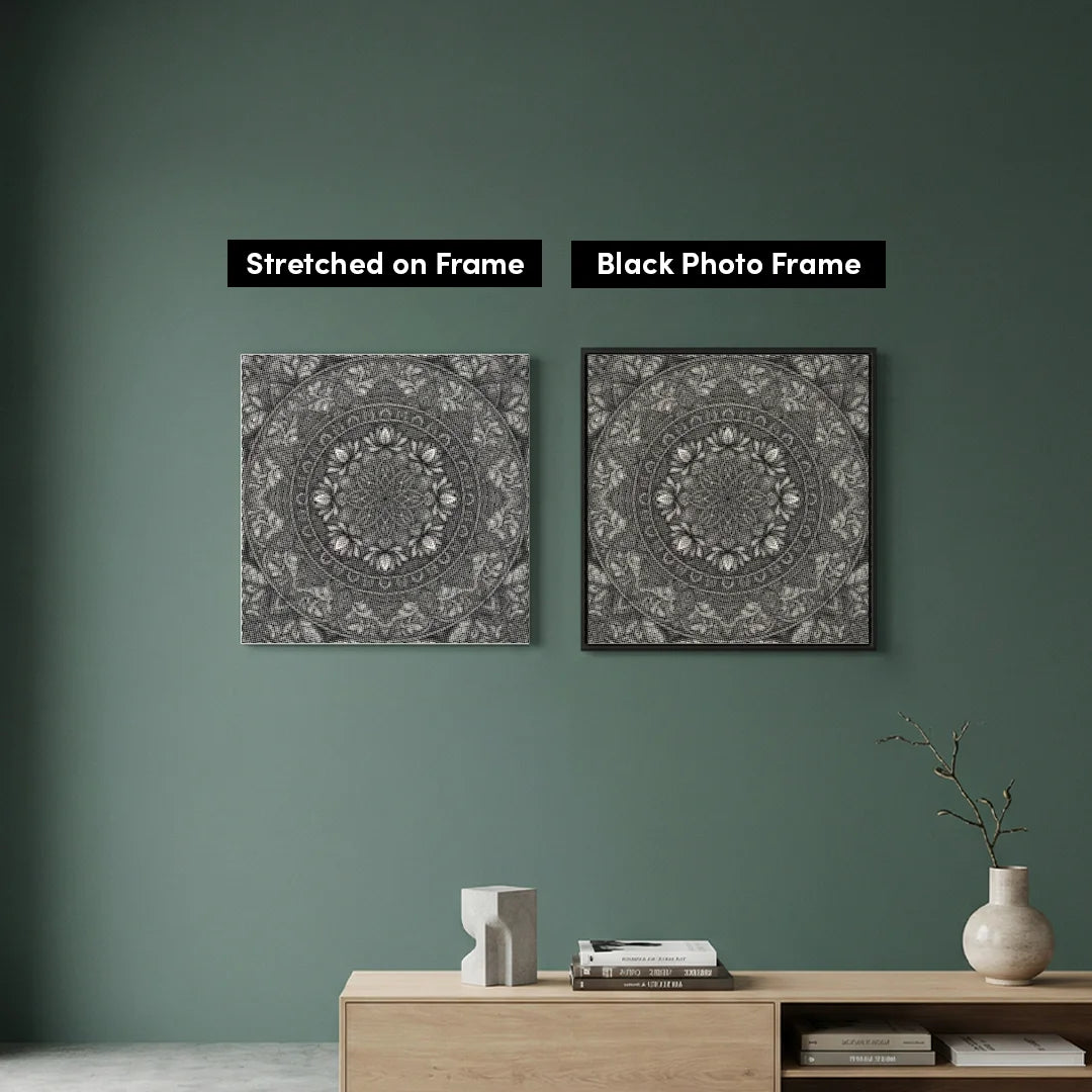 Mandala 8 prikker maleri