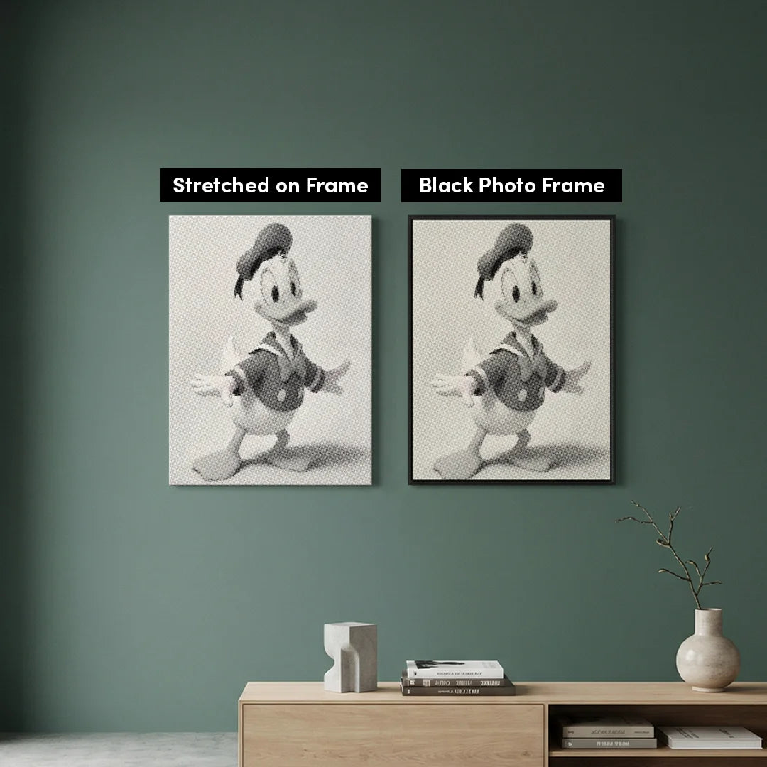 Donald Duck Dot Painting