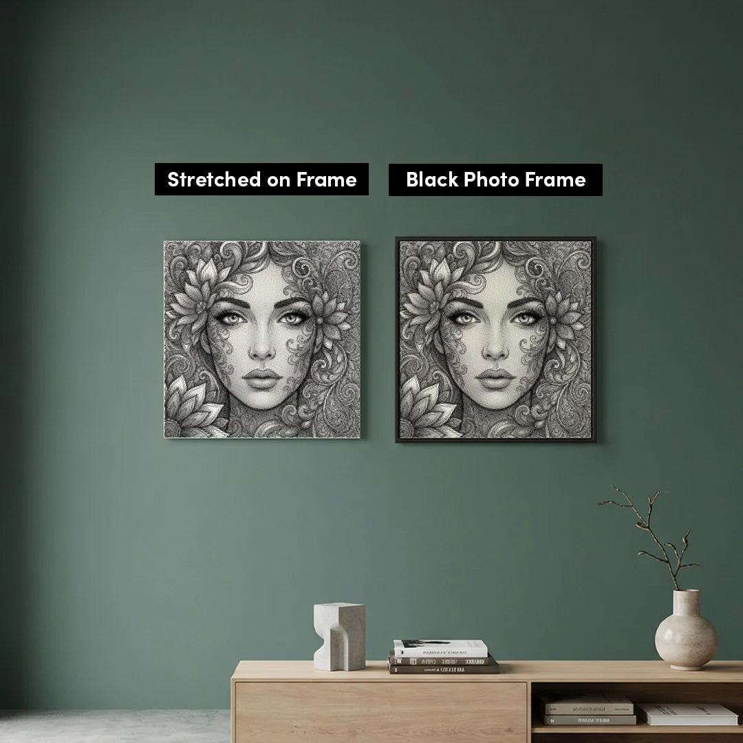 Botanisk ansigtspunktmaling