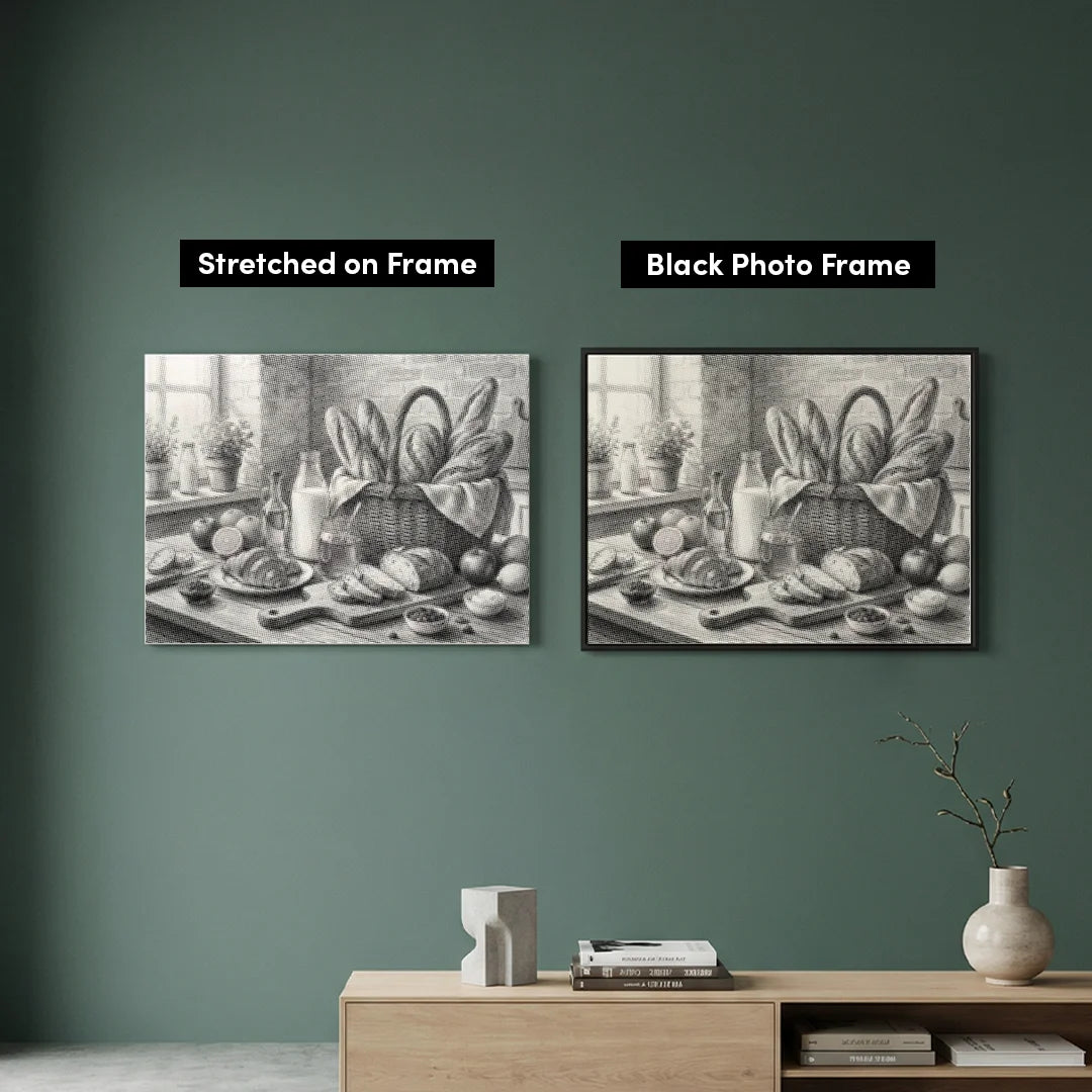 Brødkurv Dot Maleri