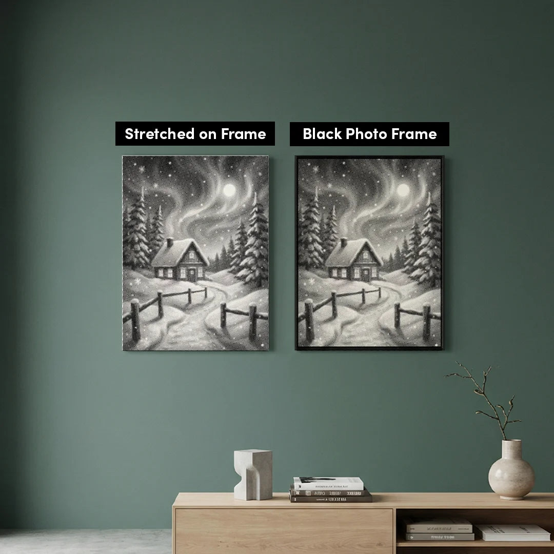 Vinterlandskabsmaleri