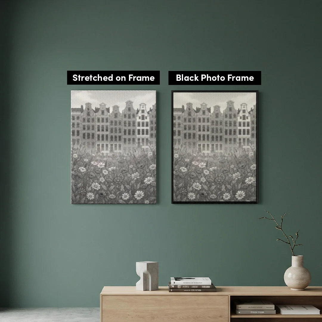 Blomstermarked Amsterdam Dot Painting