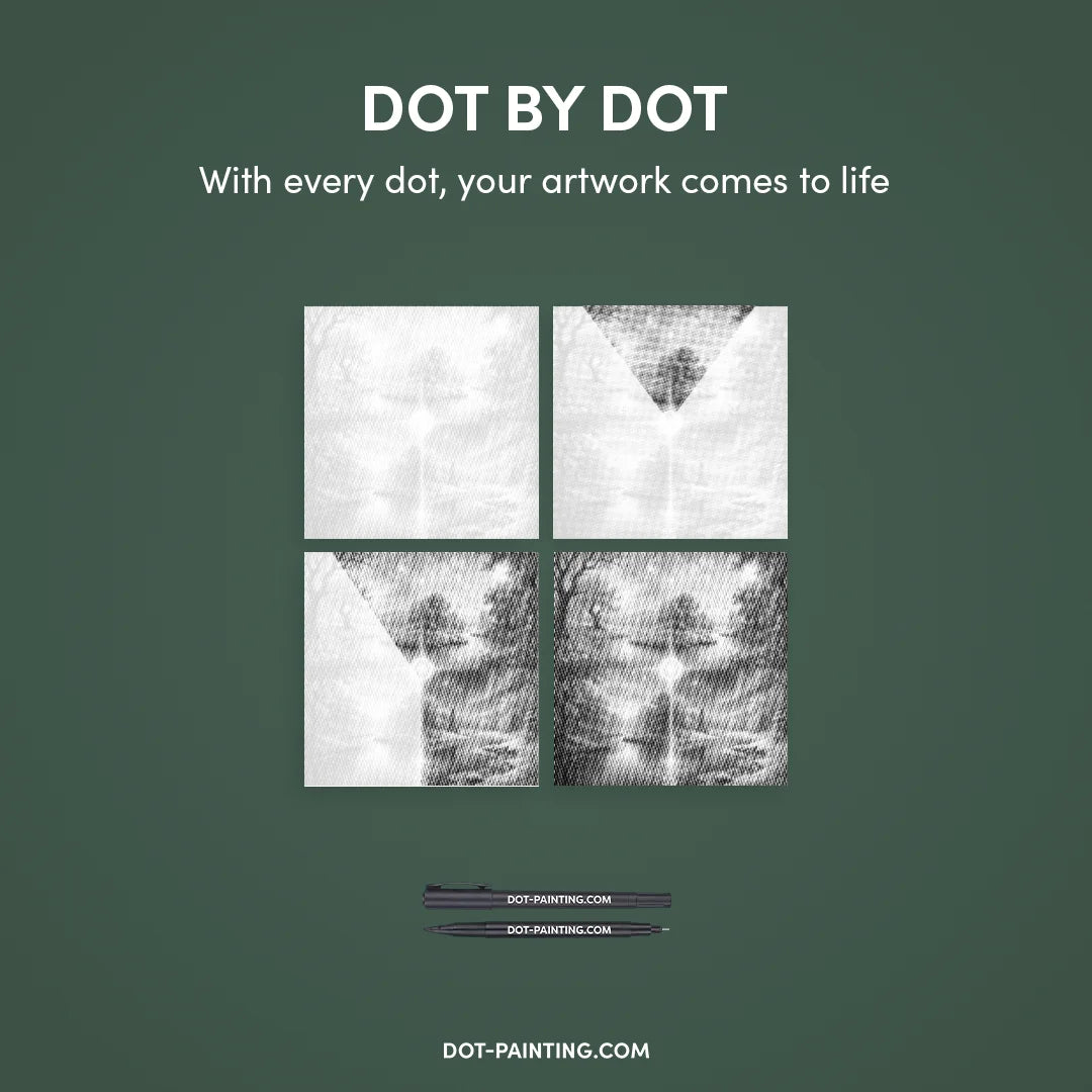 4 årstider Dot Painting