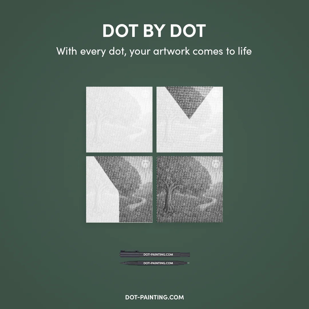 Solskinsdag Dot Painting