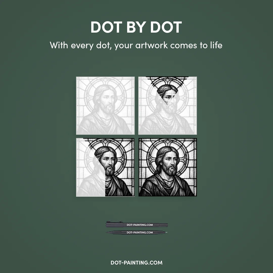 Jesus Dot maleri